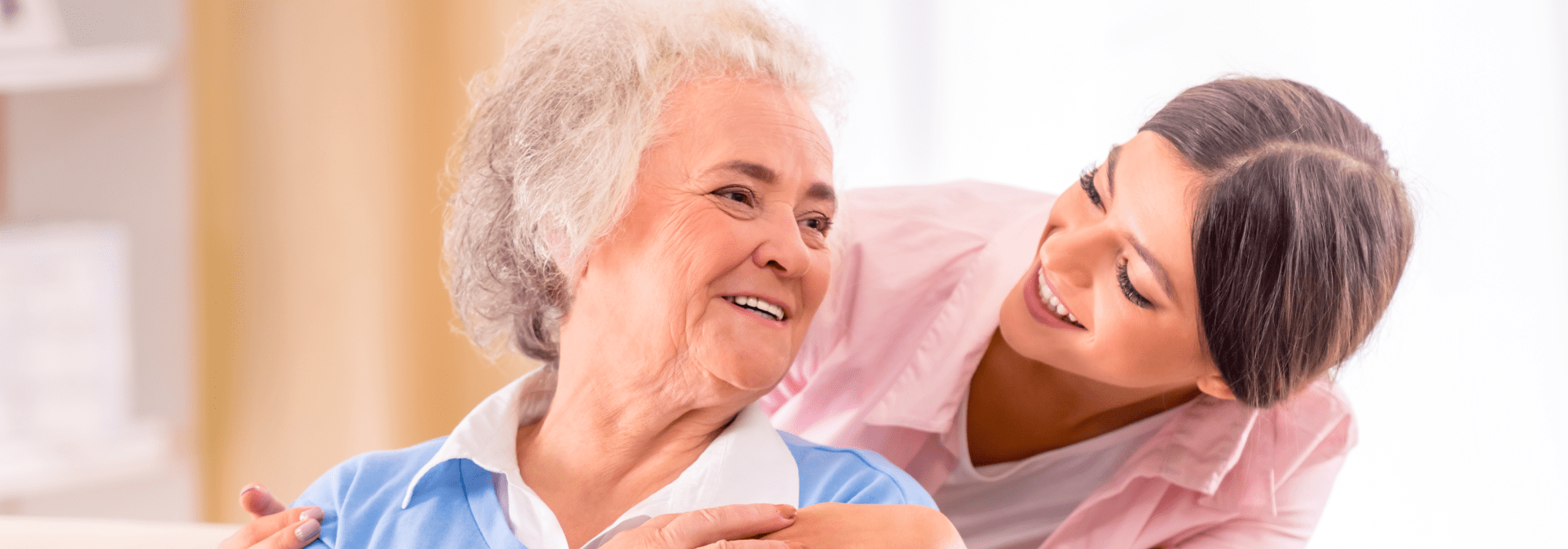 Care of Senior Woman at Home